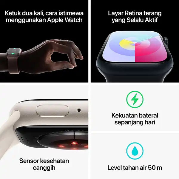 Apple Watch Series 9 With Sport Band - Gambar 7